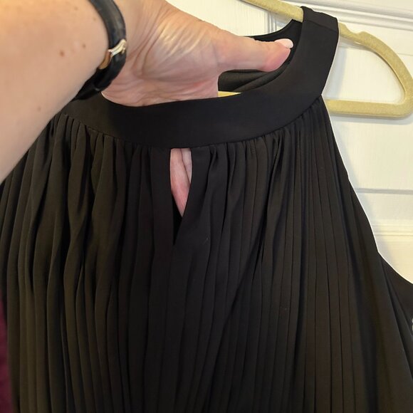 Ladies Evan Picone (Black Label) Black empire waist black formal dress Size 12 - Picture 8 of 9